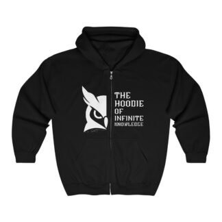 The Hoodie of Infinite Knowledge (Heavy Blend™ Full Zip Hooded Sweatshirt)