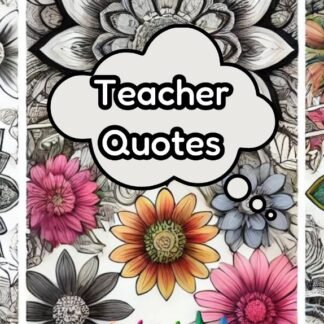 Teacher Quotes Coloring Book - FREE Digital Download